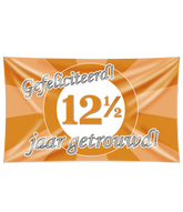 Gevelvlag 12,5 Jaar Getrouwd 1,5m